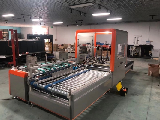 الشحن آلة لصق علب الكرتون 6600mm * 2100mm * 1600mm CE المعتمدة